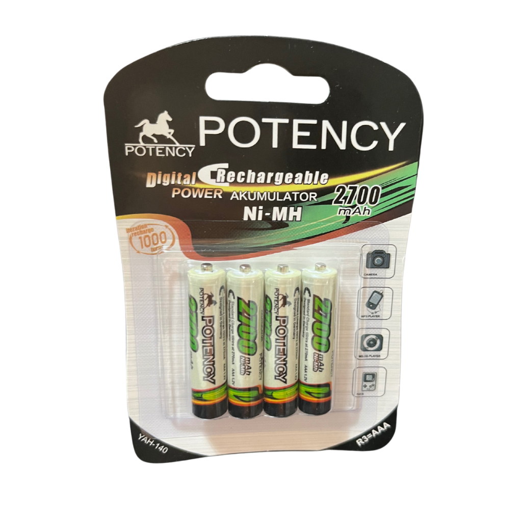 Pilha Recarregável Aaa 2700mah - Comprar com Melhor Preço em Baterias