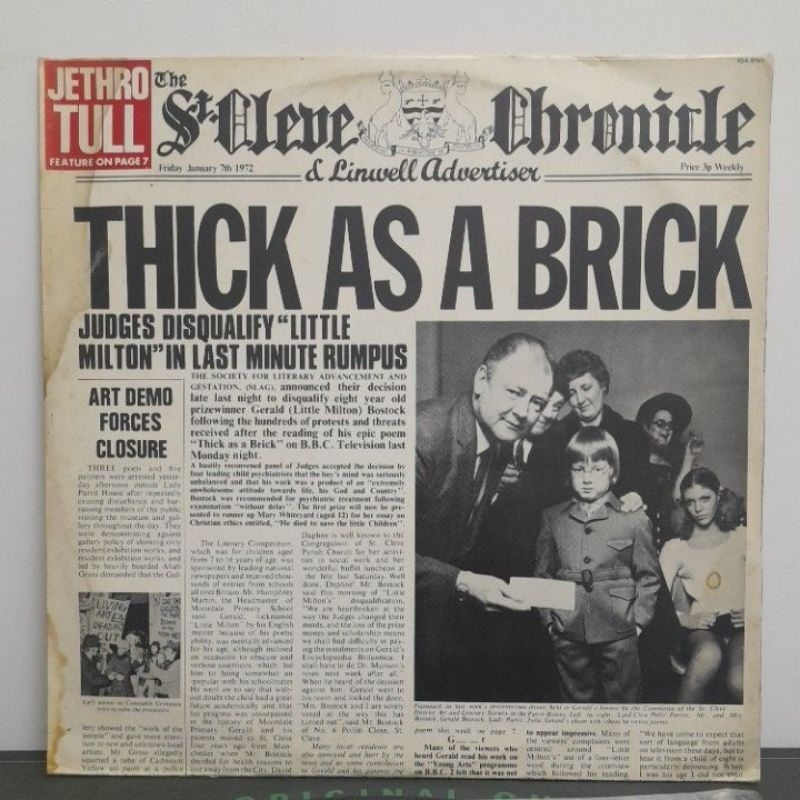 Vinil lp Jehtro tull - Thick as brick