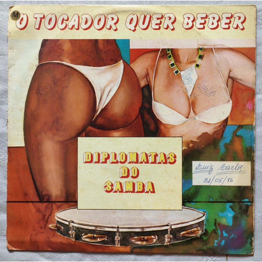 LP Vinil - Diplomatas do samba - O tocador quer beber
