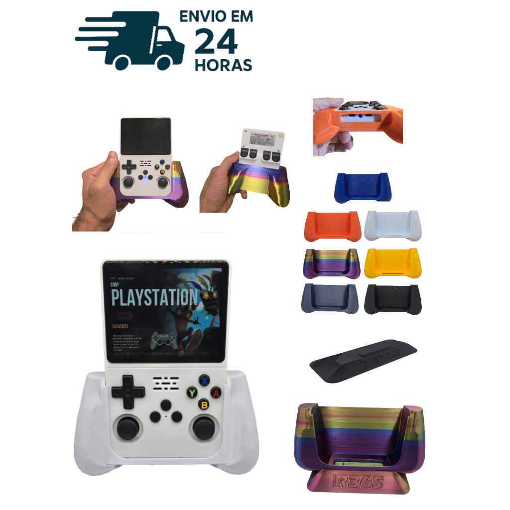 Grip + Base de Mão Ergonômico R36S - Assessório Para Jogar com Mais Precisão e Conforto em Oferta na Shopee