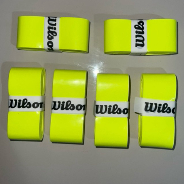 Kit 3 Overgrip Wilson Para Beach Tennis Tênis Padel Pickleball Verde Florescente