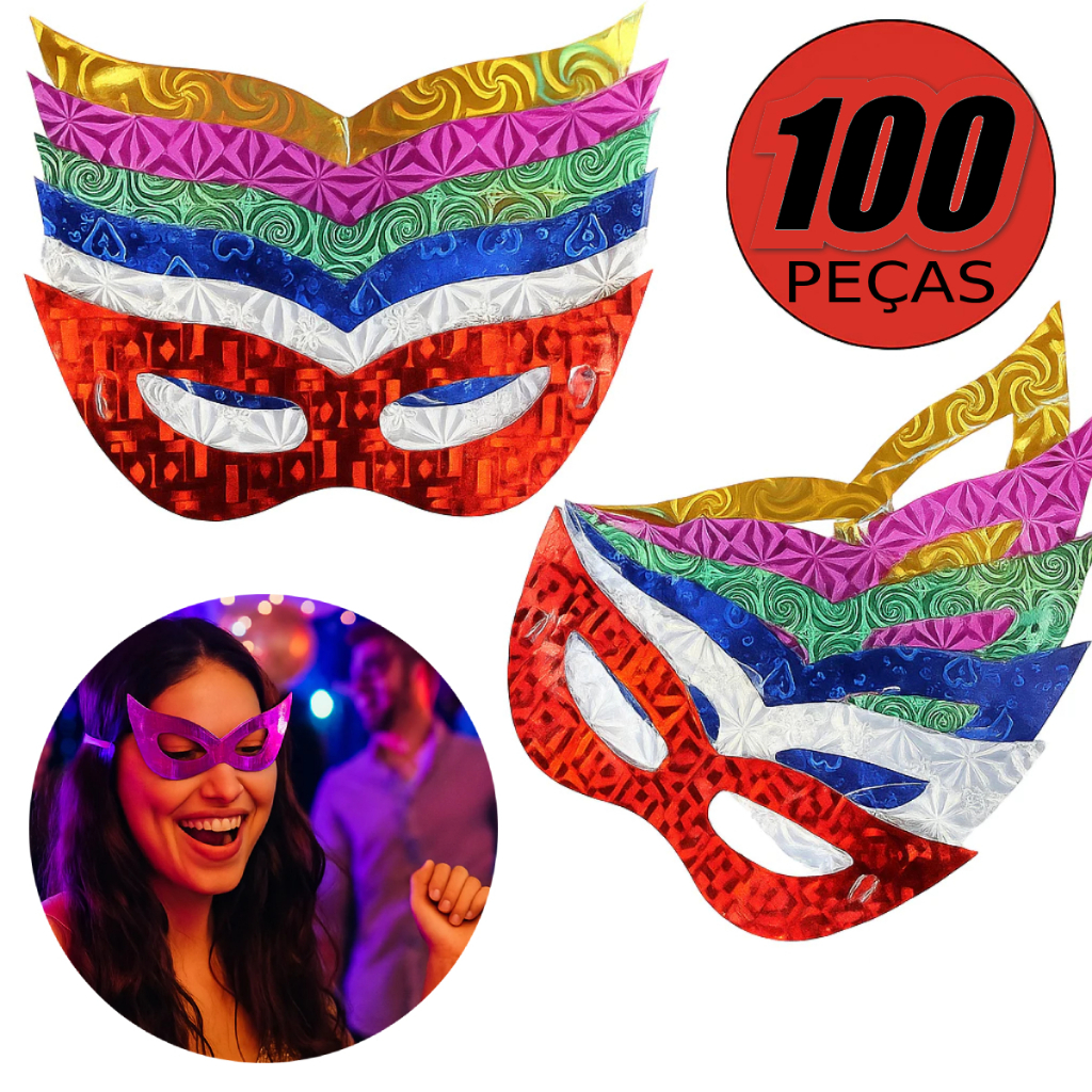 Máscaras de Carnaval Sortidas Gatinho