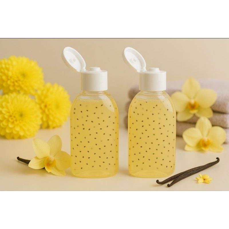 kit 02 gel de banho day spa hidratante perfumado vanilla promoção 100ml