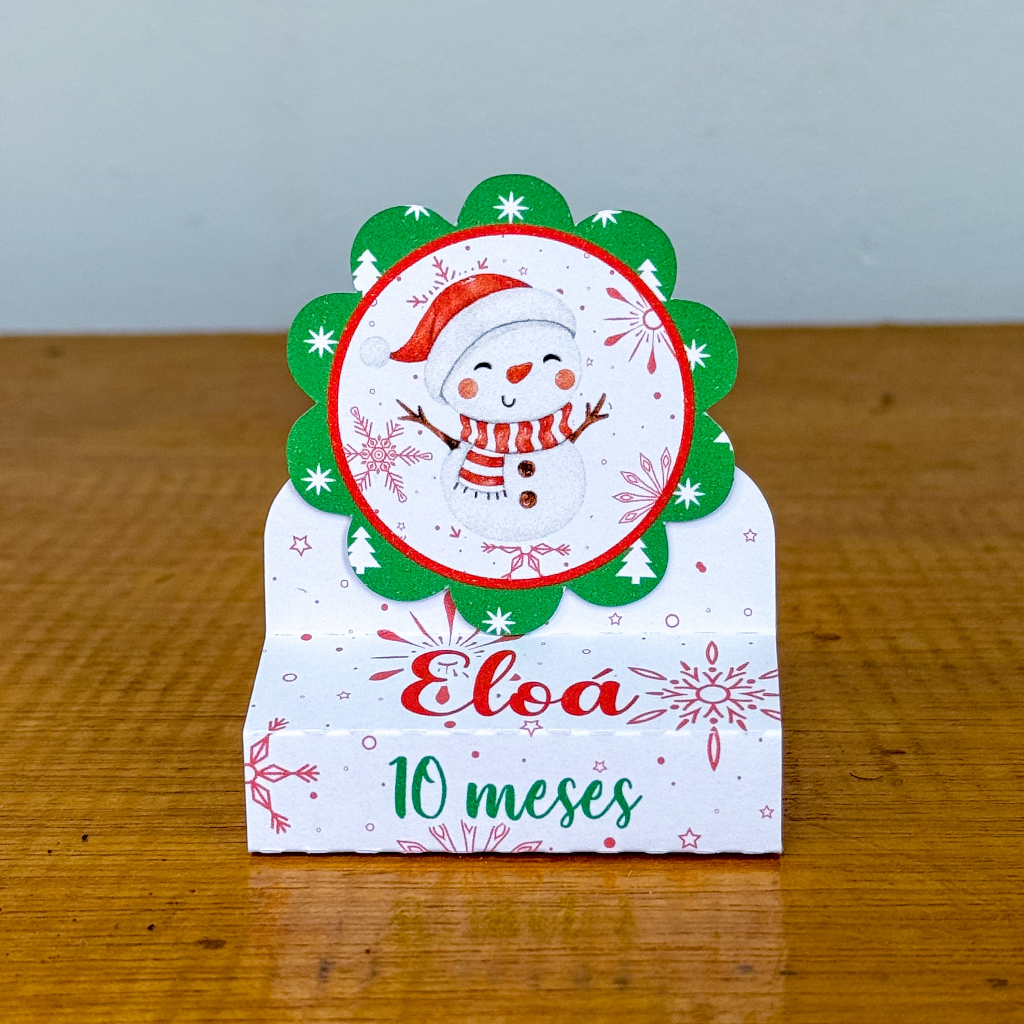 Porta Bis Duplo Personalizado NATAL / MEU PRIMEIRO NATAL Lembrancinhas para Festas Aniversário