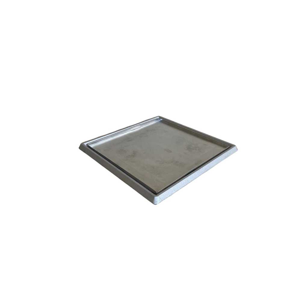Tampa Oculta 25x25cm Invisivel Caixa Inspeção Passagem Cola Piso