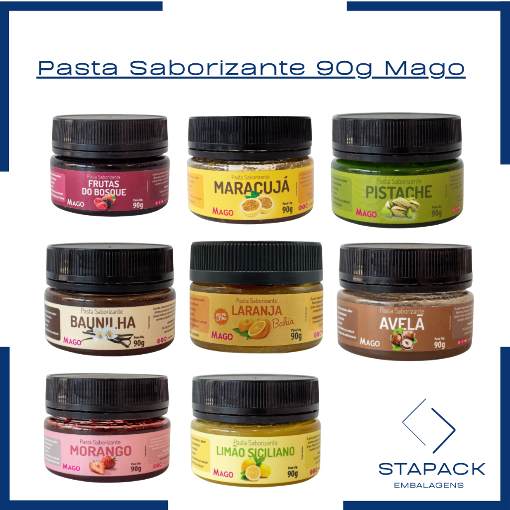 PASTA SABORIZANTE 90G MAGO DIVERSOS SABORES em Oferta na Shopee
