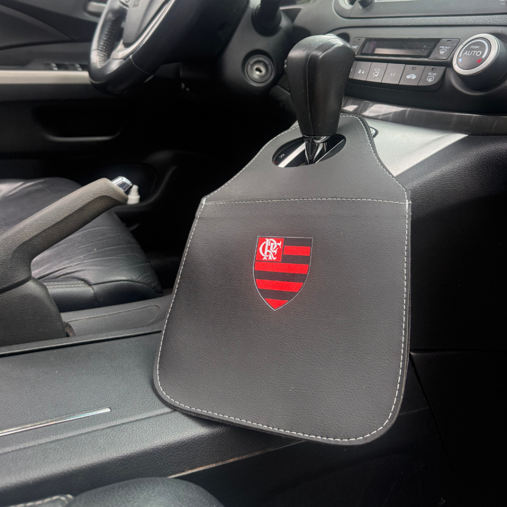 Porta Lixo Para Carro Lixeira Costurada Reforçada Acessório Automotivo Vários Times PRA VOCE