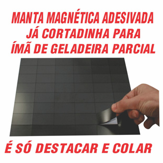 500 Pedaços Cortadinhos Manta de Ímã de Geladeira Magnética Adesiva 2,9 X 1,9 Cm, Lembrancinha, Brinde, Personalizados em Oferta na Shopee