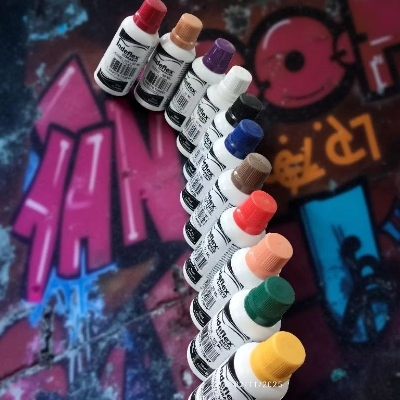 Corante Inderflex Bisnaga Várias Cores 50ml em Oferta na Shopee