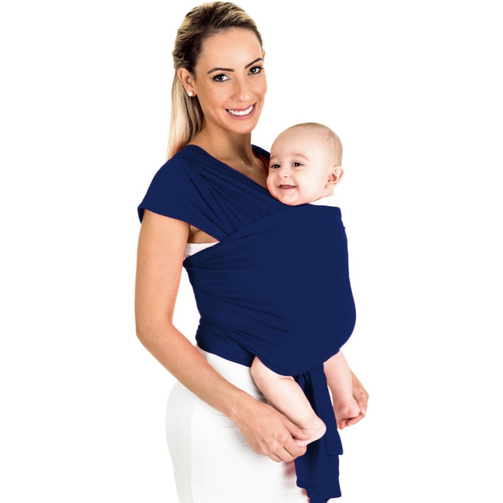 Baby Sling Canguru Bebê Wrap 5 metros De RN até 12 KG Bebê Mamãe Confortável Seguro