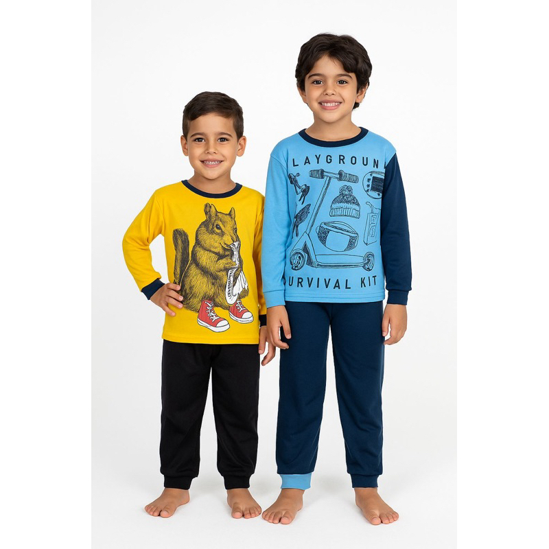 Conjunto moletom infantil menino / menina sem touca
