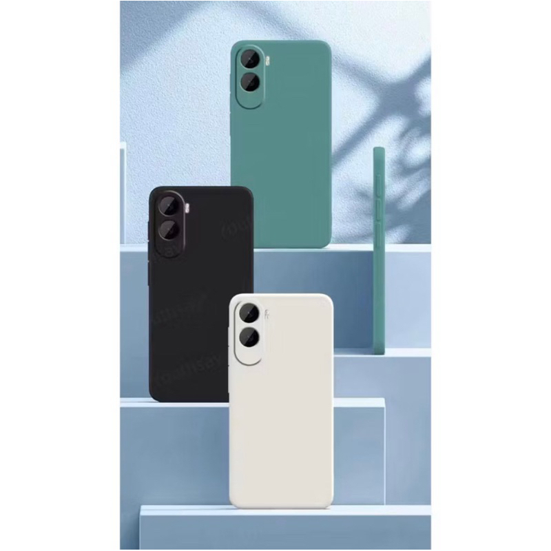 2x1 Xiaomi Poco M7 4G- Película Ceramica 9D + Capa Aveludada Colorida Silicone Case