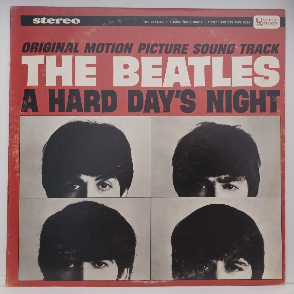 LP Disco De Vinil The Beatles - A Hard Day's Night - Importado 1977 LP EX Capa VG Ler Descrição