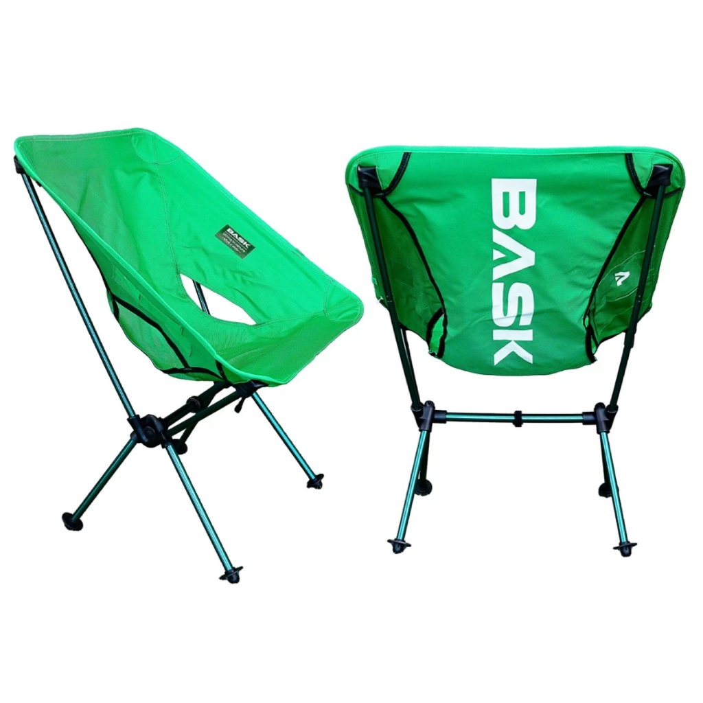 Cadeira Camping Bask Alumínio Dobrável Ultraleve Oxford 600D Bolsa Transporte Praia Pesca Acampamento · foto 2