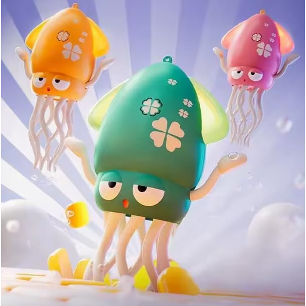 DLI Brinquedo educativo Dancing Octopus Crawler para crianças a partir dos 3 anos Presente de Ano Novo