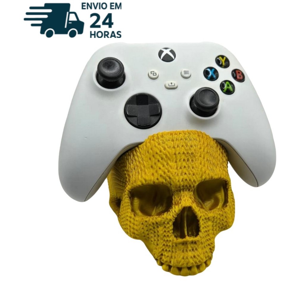 Suporte Controle Caveira Tricotado | Xbox One e Series |  Playstation PS4 e PS5 em Oferta na Shopee