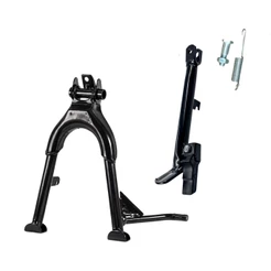 Kit Cavalete Central + Lateral Titan 150/160 Fan 150/160 Preto