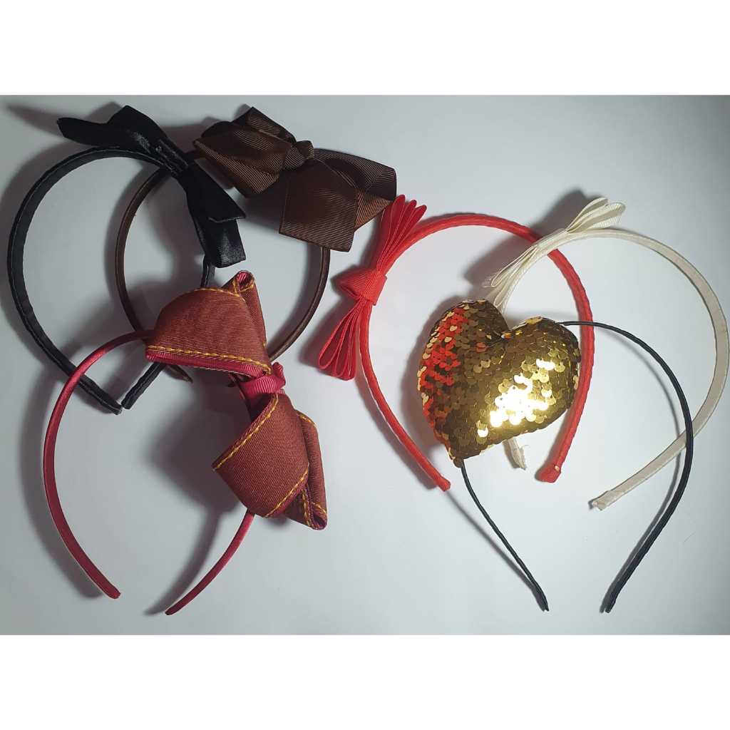 Kit 6 Arcos de Cabelo Retrô/Lolita – Laços – Feminino – Bom Estado - Acessórios - Cabelo - Fofo