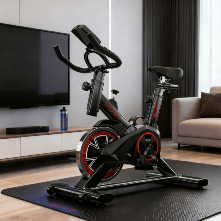 Bicicleta Ergométrica Spinning Profissional para Academia Suporta 120kg -V3