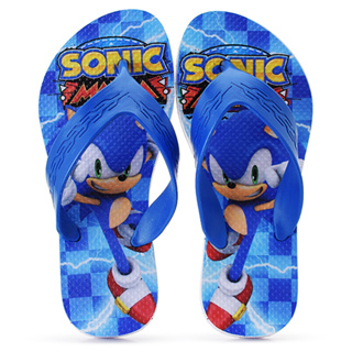 Chinelo Infantil Menino Sonic Super Leve e Macio Lançamento em Oferta na Shopee