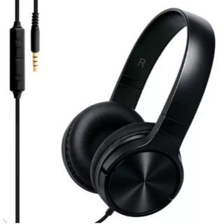 Fone de Ouvido com Fio Estéreo Microfone HD Leve Confortável Estudo Música Reuniões Home Office em Oferta na Shopee