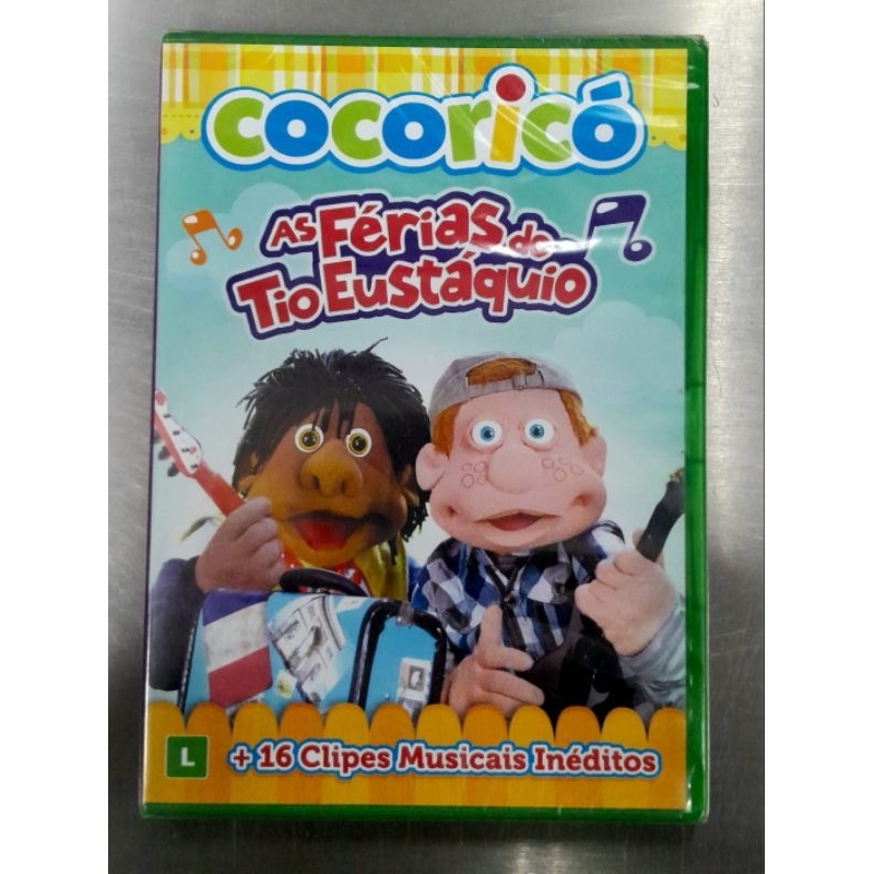 Dvd Cocoricó - As Férias do Tio Eustáquio (Novo/Original/Lacrado)