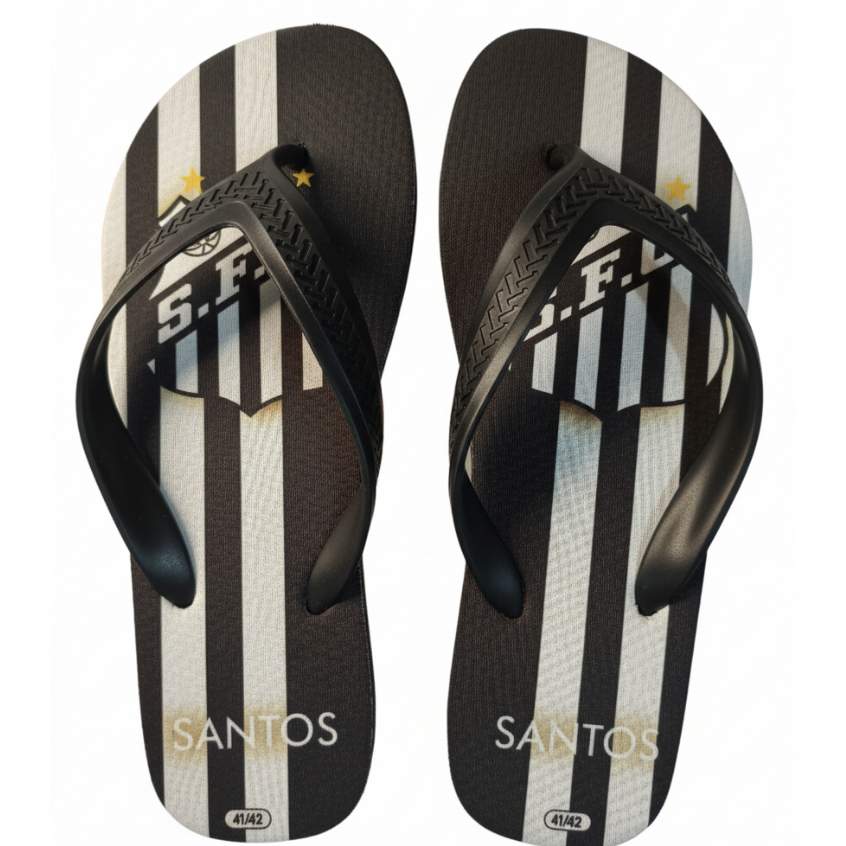 Chinelo Personalizado Time Santos em Oferta na Shopee