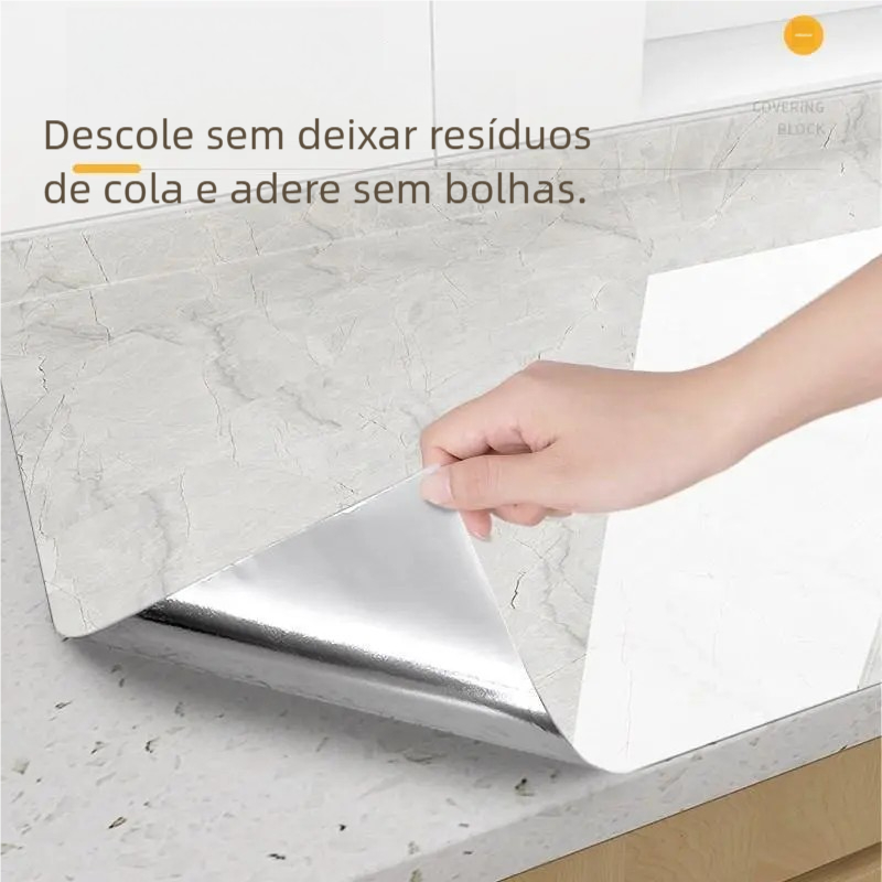 60cm×3m Adesivos Resistentes Cozinha – Água/Óleo/Fogo, NOVOS!