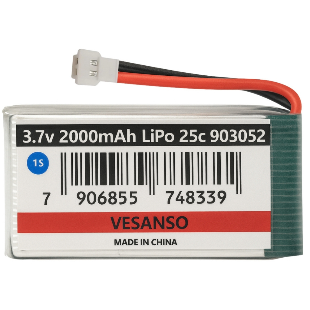 Peça de Reposição 300mAh Até 2000mAh Baterias Li-Po de Alto Desempenho 3.7v Variedade Completa — R$ 49,99 em Shopee, 44% OFF