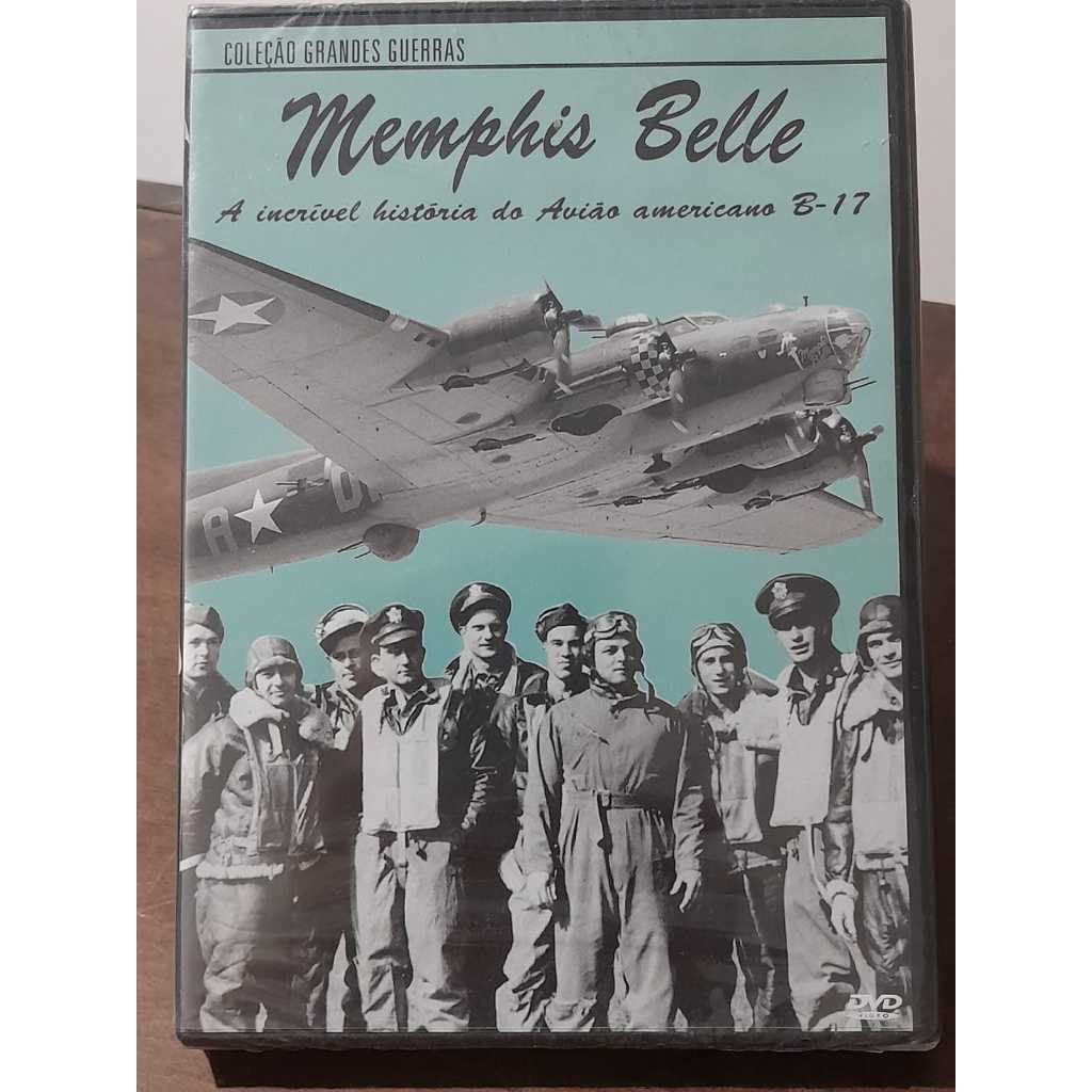 DVD MEMPHIS BELLE – A INCRÍVEL HISTÓRIA DO AVIÃO AMERICANO B-17 / NOVO LACRADO / CX DVD16/ SH /  EDIÇÃO DA COLEÇÃO GRAND