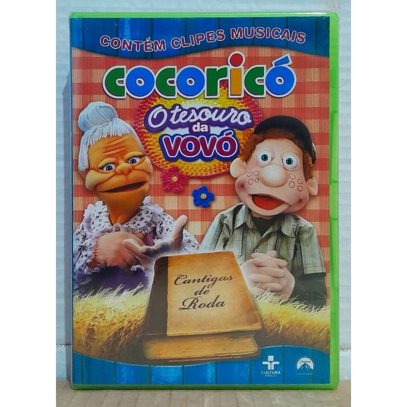 Dvd Cocoricó - O Tesouro da Vovó - Cantigas de Roda (Novo/Original/Lacrado)