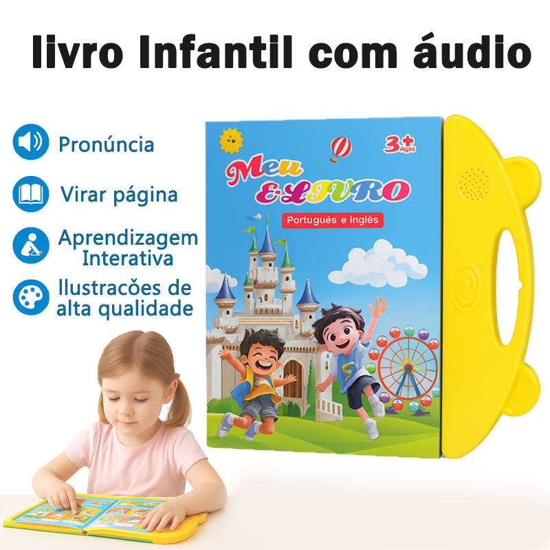 Livro Interativo com Som e Função de Leitura