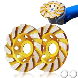 2 Discos Diamantado Rebolo P Porcelanato Concreto Desbaste Esmerilhadeira Lixadeira em Oferta na Shopee