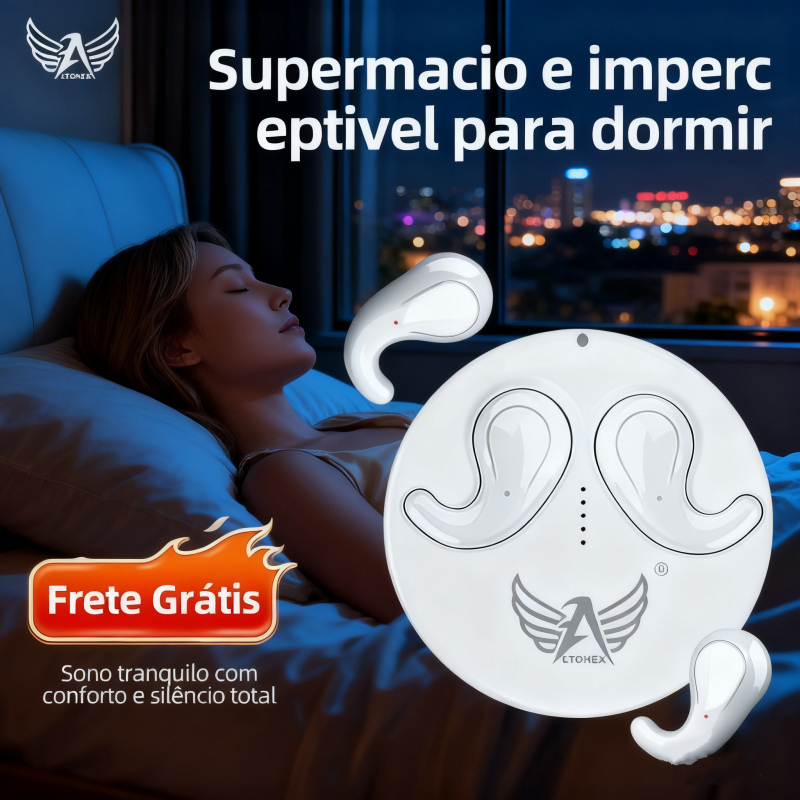 Altomex Fones de Ouvido Bluetooth Mini Fones de Ouvido Bluetooth para Dormir Leves