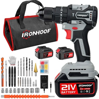 Furadeira Parafusadeira De Impacto A Bateria Profissional Brushless 21V em Oferta na Shopee