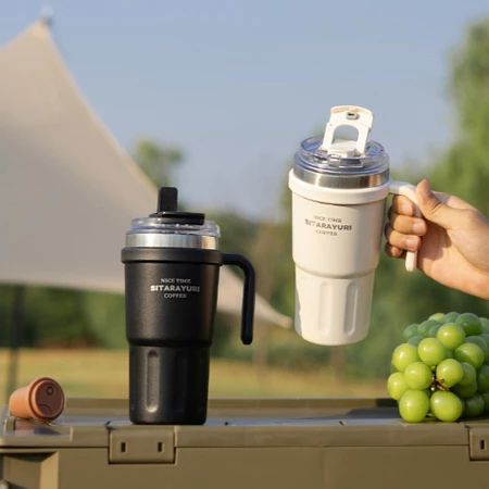 Sitarayuri Copo Térmico De Café A Vácuo De Aço Inoxidável 600ML — imagem 2 de 2