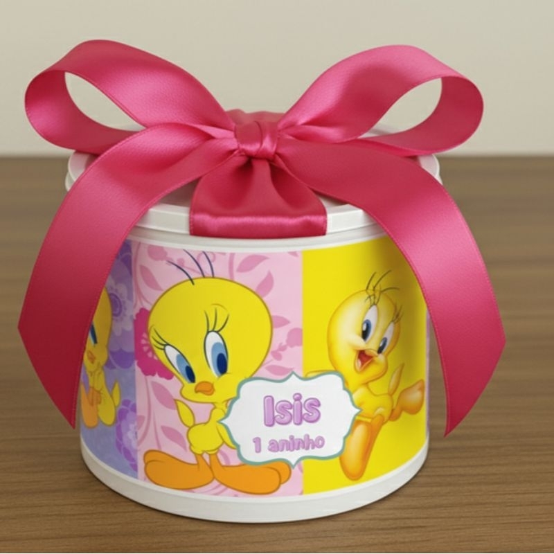 Tubolata Personalizada 5x6 cm • Lembrancinha Festa Infantil • Aniversário • Chá de Bebê • Brinde Personalizado