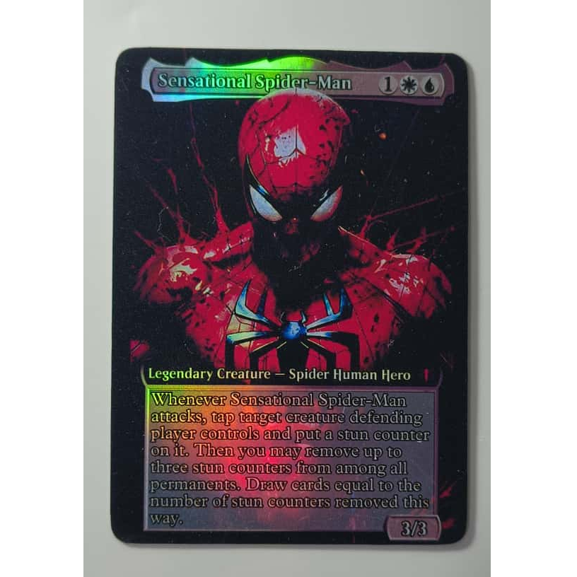 Card Customizado – Sensational Spider-Man MTG - Edição Exclusiva Foil
