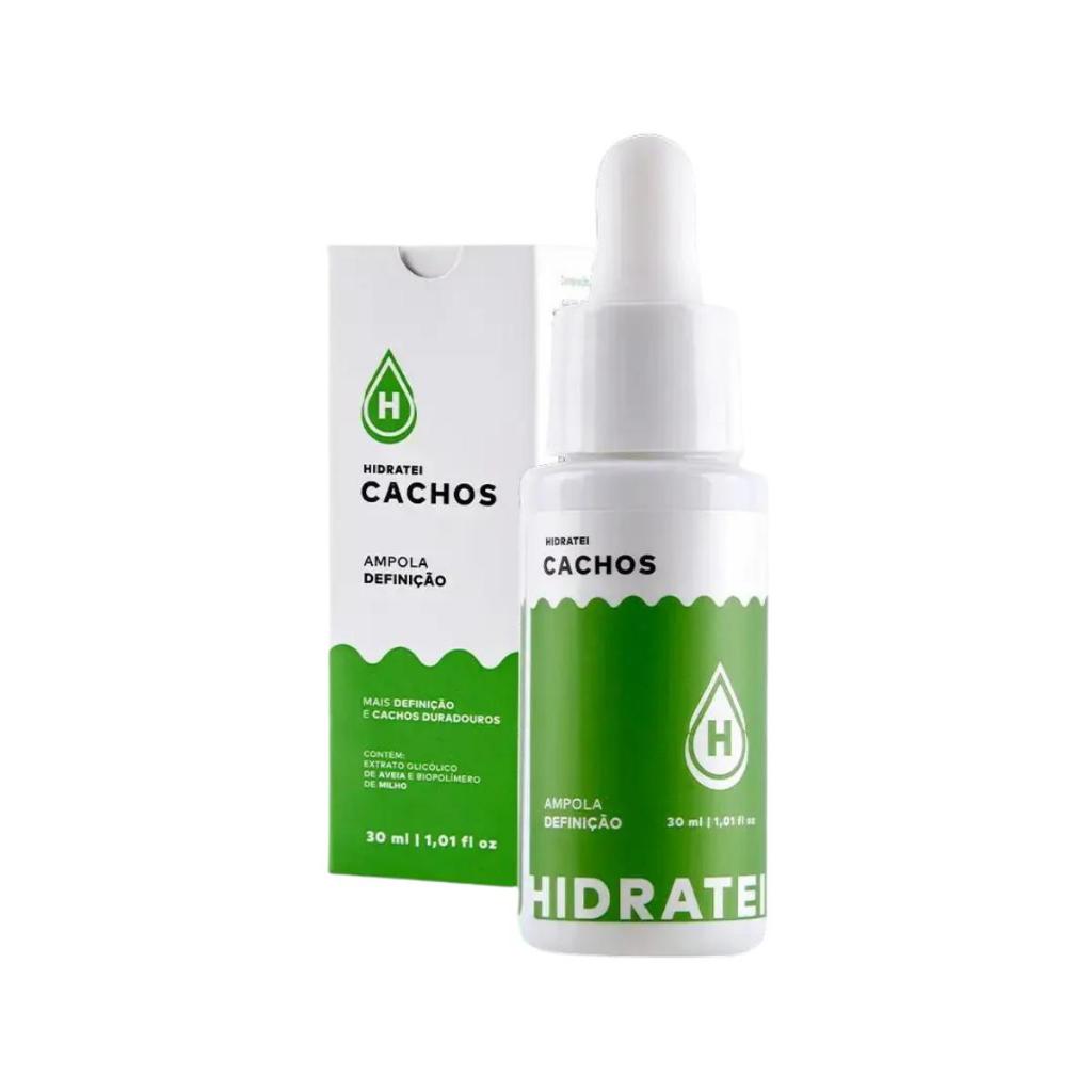Hidratei Booster Hidratante 30ml – Definição Perfeita dos Cachos com Ampola de Definição em Oferta na Shopee