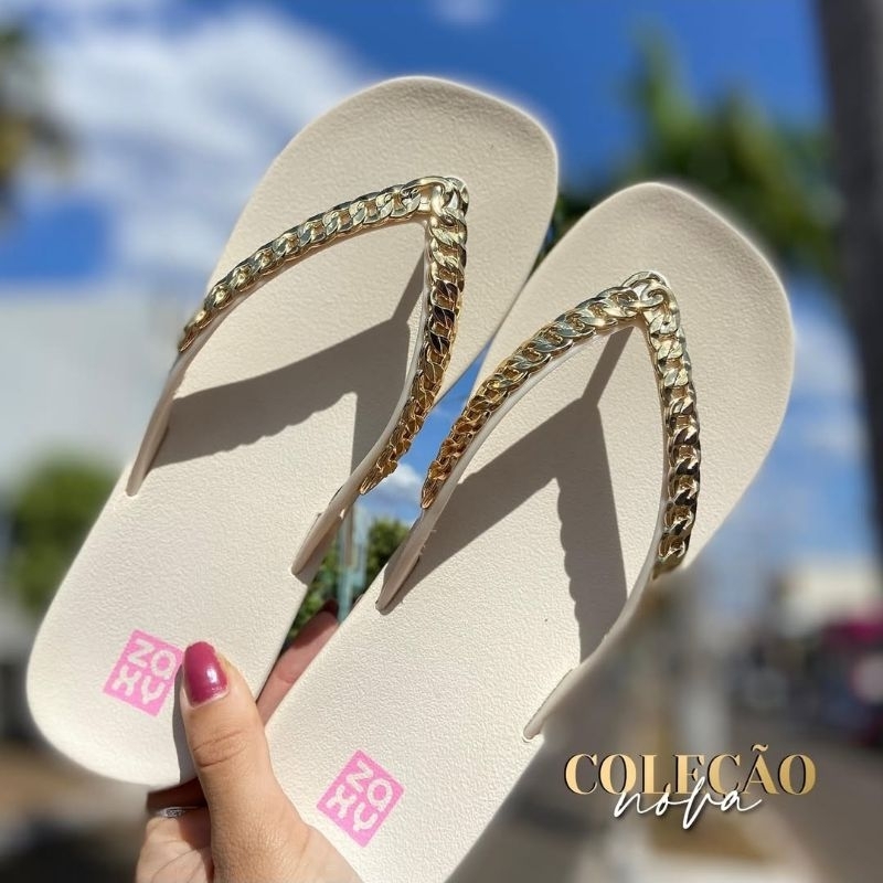 Sandalia Chinelo zaxy  Hype Corrente Provad'agua Confortável Lançamento Original