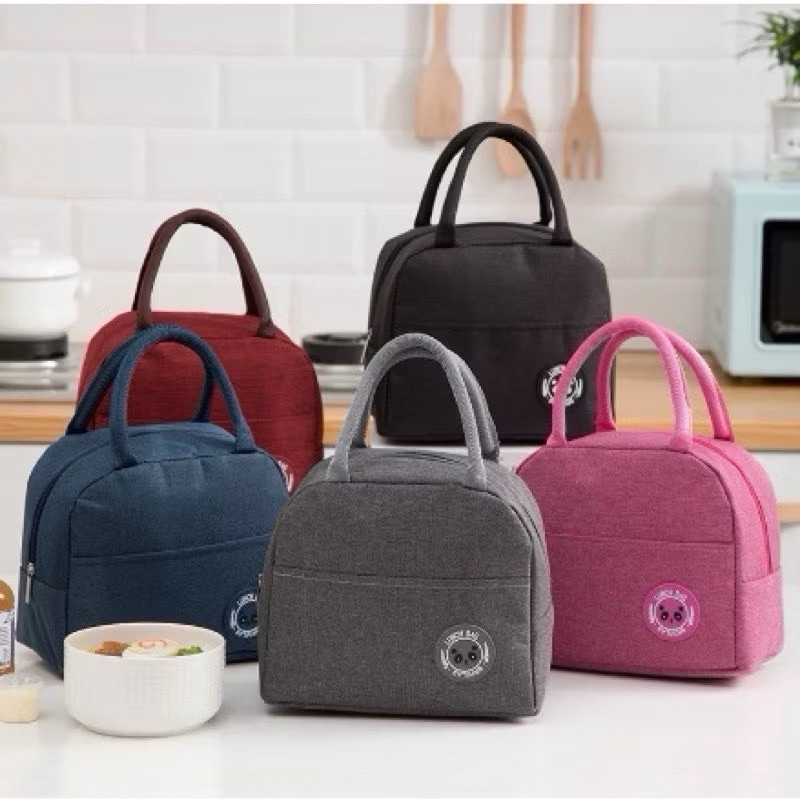 Imagem Bolsa Térmica Portátil Marmita Viagem Necessaire Lancheira Térmica Infantil