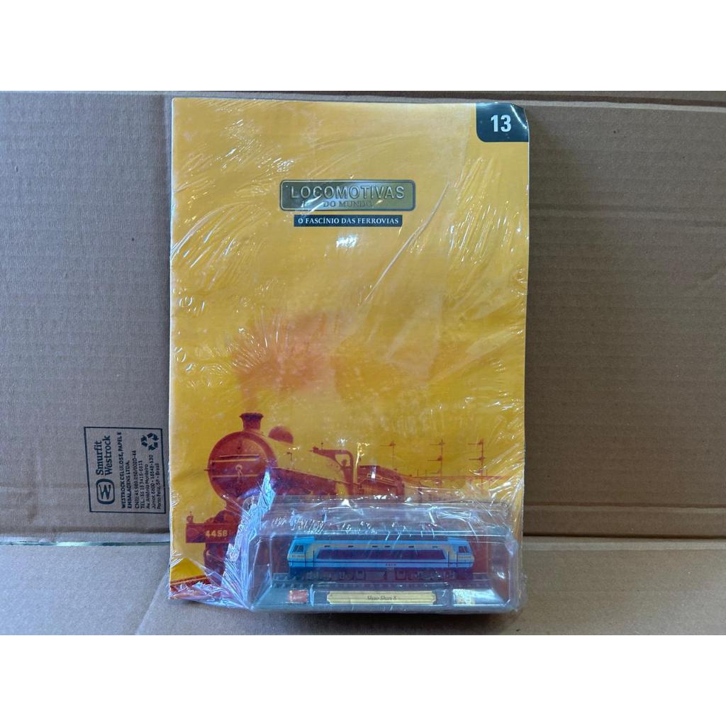 Miniatura Trem 1:160 Shao Shan 8 nº13 Locomotivas do Mundo o Fascínio das Ferrovias