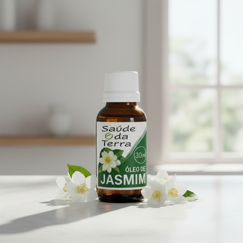 Óleo de Jasmim 30ml Hidratação Relaxamento e Aroma Delicado para Pele e Cabelos