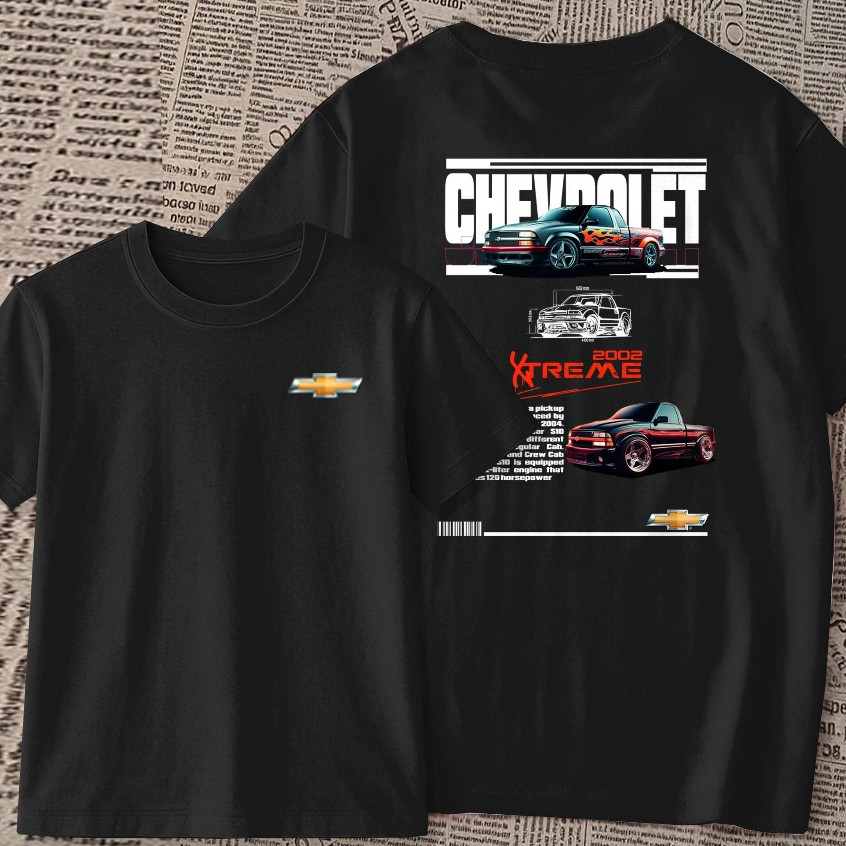 Camiseta estampada - Chevrolet | carro Xtreme caminhonete | blusa unissex premium 100% algodão