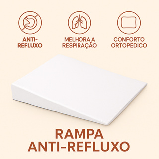 Travesseiro Anti-refluxo Adulto c/ Capa Rampa Berço Grávida Ativa Circulação Sanguínea Alivia Dor em Oferta na Shopee