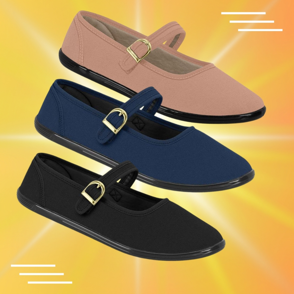 Sapatilha Moleca Pano Tecido Brim Solado Antiderrapante Flexível Boneca Ótima Dançar Forró 52075