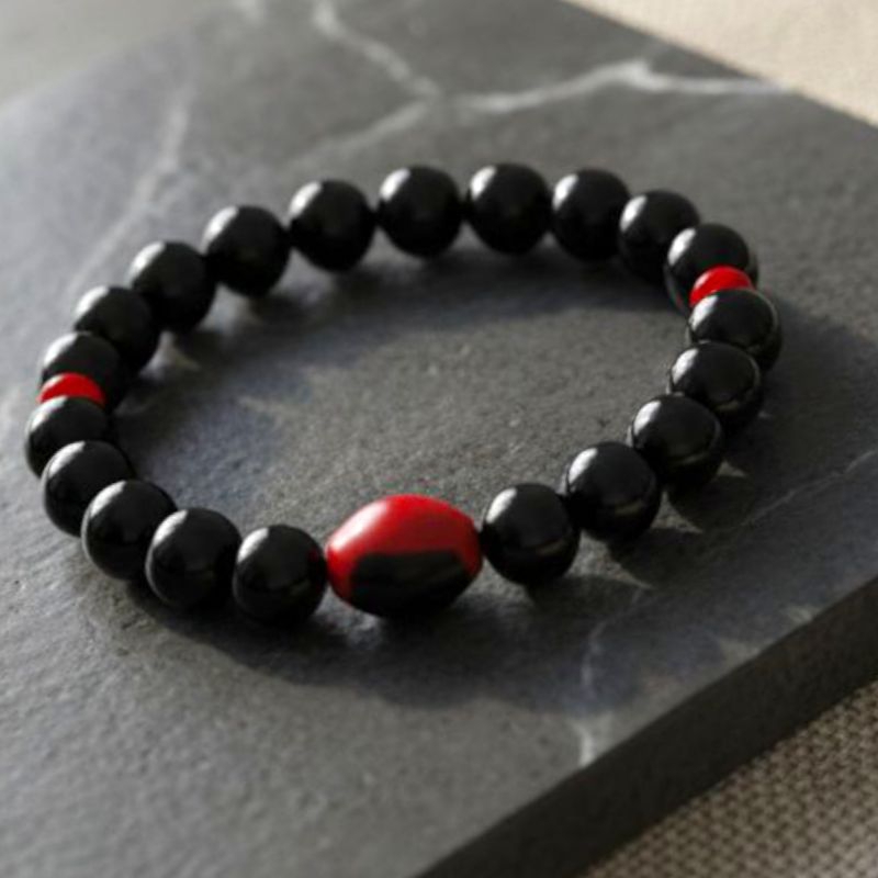 Pulseira Guia Exu. Força e Energia do Guardião. Guia, Entidade Umbanda, Nação, Candomblé.