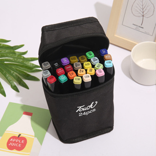 24 Canetas Marcadoras Aquarela Ponta Dupla –Canetinhas para Desenho e Pintura em Oferta na Shopee