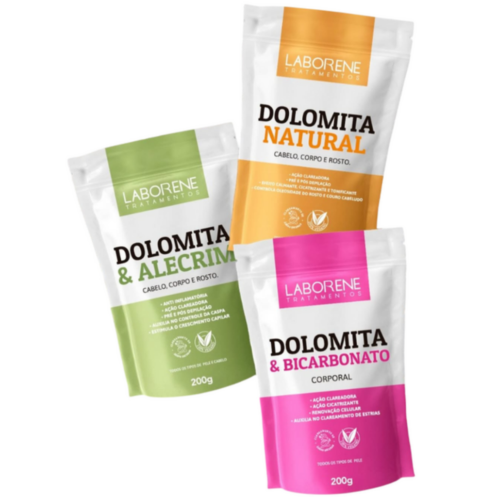 Dolomita Clareador Virilha Facial Manchas Laborene 200g