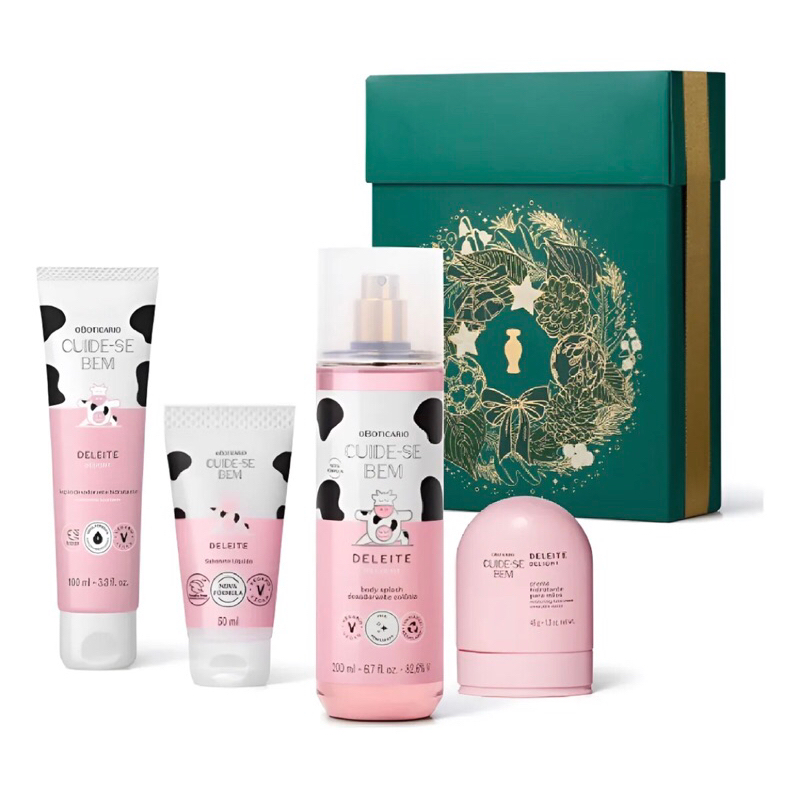 Kit Presente Natal Cuide-se Bem Deleite O Boticário